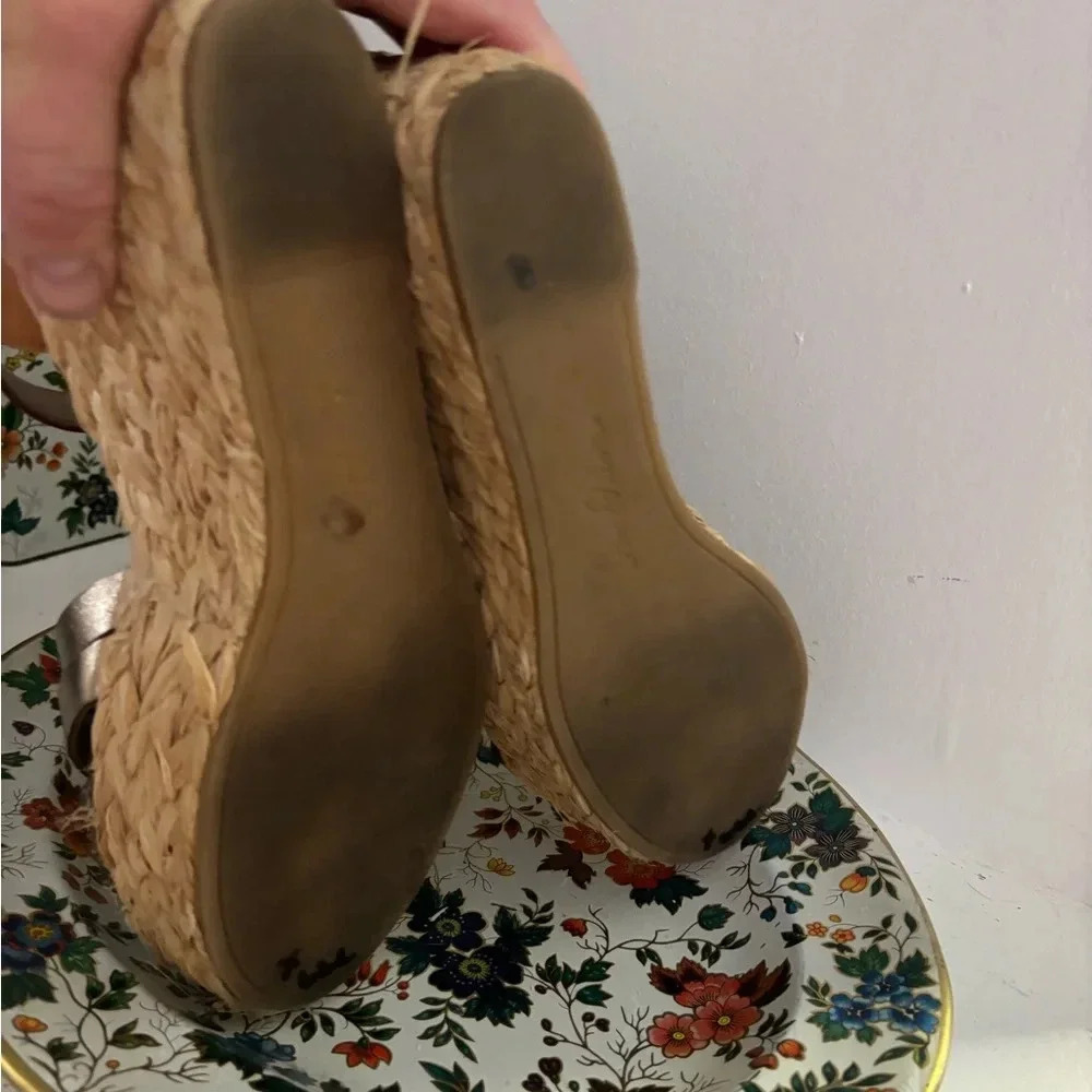 Sam Edelman Darlene GOLD Metallic Sandals 7.5 - Picture 5 of 10